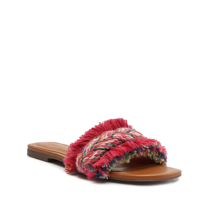 Schutz Shoes Flats Adelia Flat Sandal Pink 8211 Women