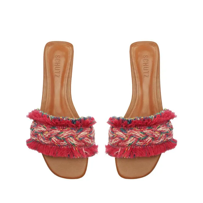 Schutz Shoes Flats Adelia Flat Sandal Pink 8211 Women