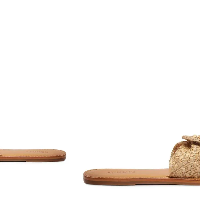 Schutz Shoes Flats Cinna Flat Sandal Beige 8211 Women