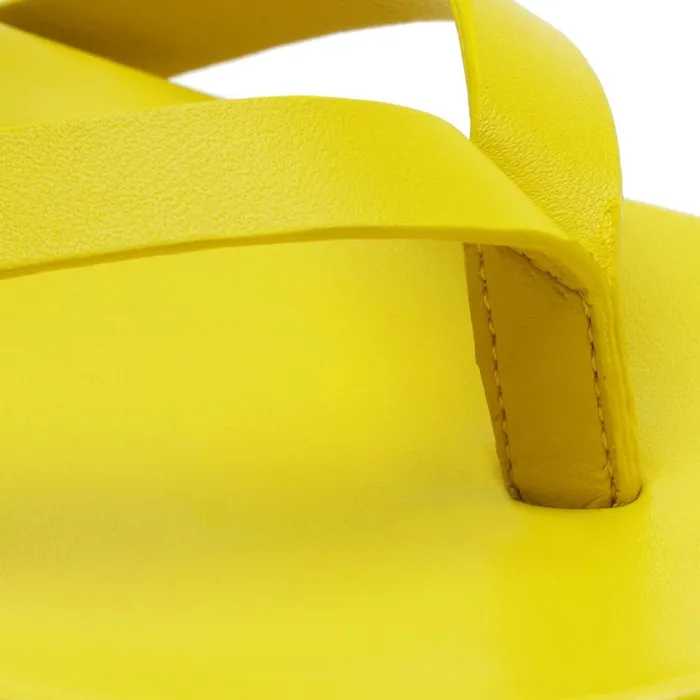 Schutz Shoes Flats Rania Sporty Leather Sandal Yellow 8211 Women