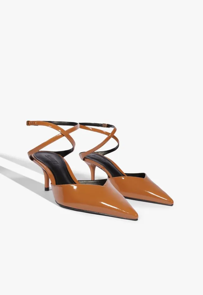 Schutz Shoes Pumps Elise Patent Leather Pump Honey Peach 8211 Women