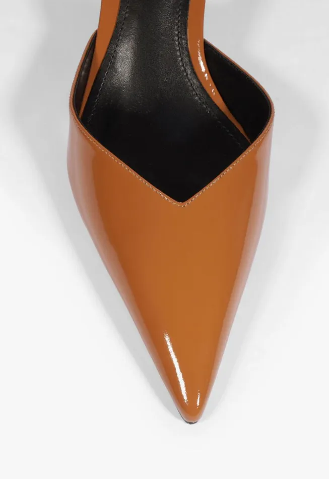 Schutz Shoes Pumps Elise Patent Leather Pump Honey Peach 8211 Women