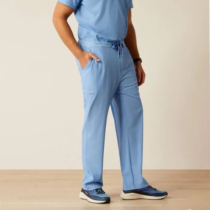 Scrubs 8211 New Men Ariat Jacobi Utility Stretch Scrub Pant Light Blue Heather