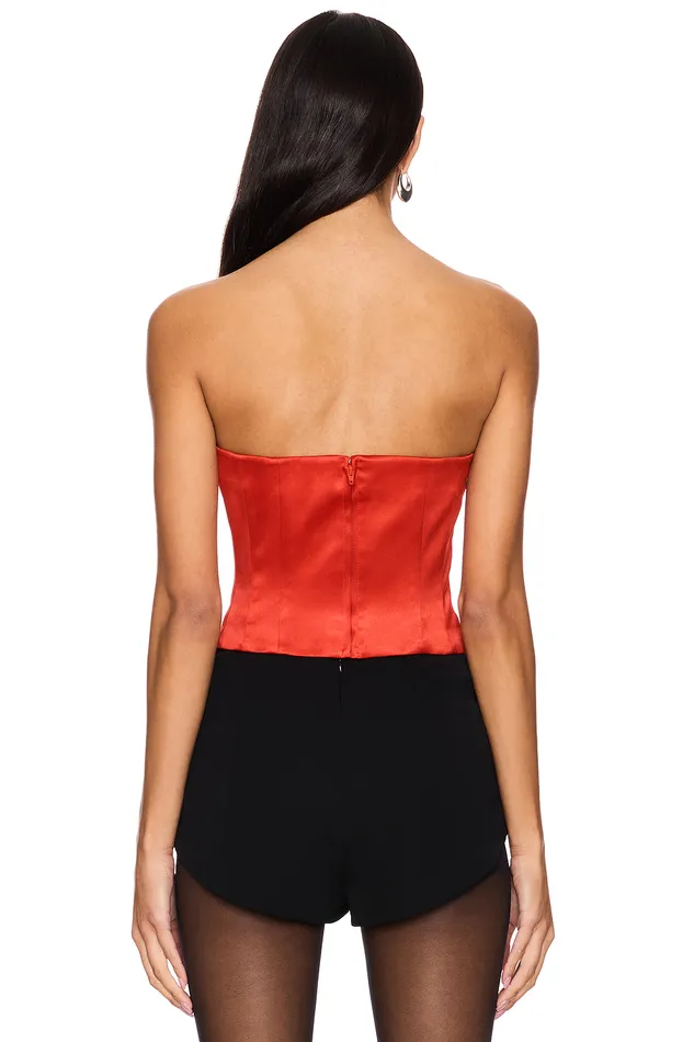 Selena Bustier Red Women Lovers and Friends Tops Selena Bustier Red Women Lovers and Friends Tops