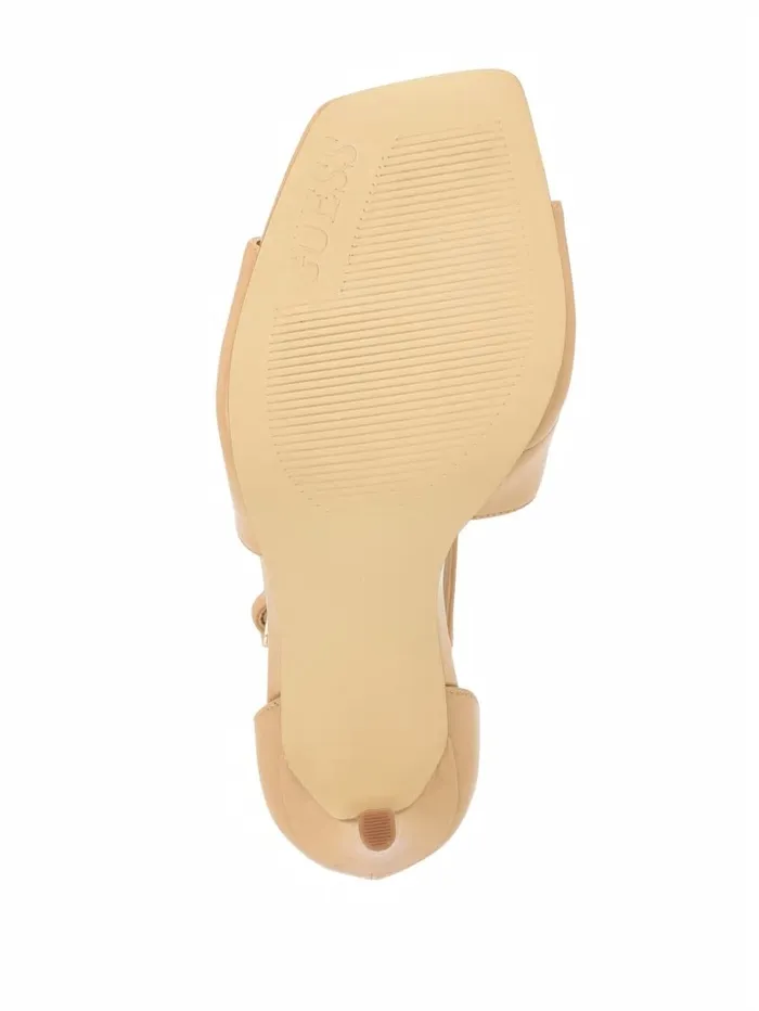 Sella Strappy Stiletto Heels Medium Natural 101 Women Heels GUESS Sella Strappy Stiletto Heels Medium Natural 101 Women Heels GUESS