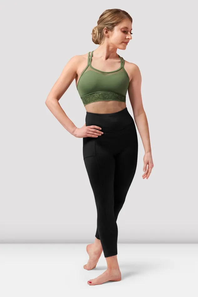 Separates Adult Ladies Tasha Panelled Leggings Black Bloch
