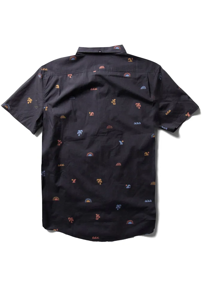 Shirts and Flannels The Ecology Center Surf Farm Eco Ss Shirt Phantom Vissla Men