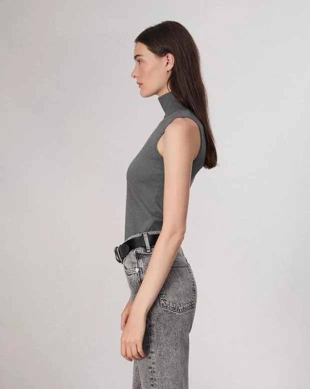 Shirts and Tops rag and bone Women Irina Turtleneck Tank BlackCharcoal