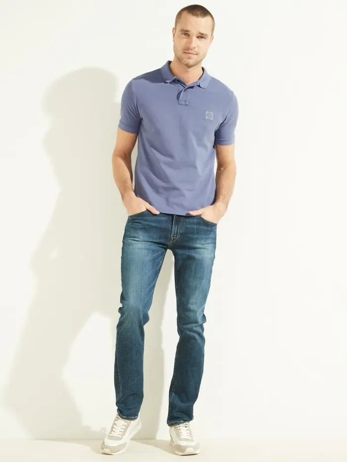 Shirts GUESS Men Washed Polo Rosmery Flower