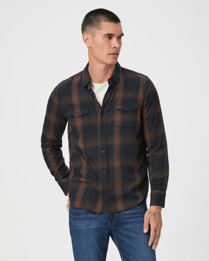 Shirts Men Everett Shirt 8211 Carbon Shell PAIGE