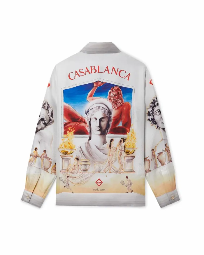 Shirts MenWomen Casablanca Paris Le Theatre Silk Shirt