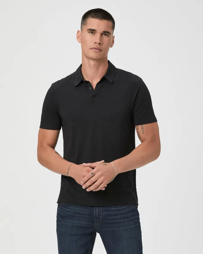 Shirts PAIGE Men Burke Polo Shirt 8211 Black