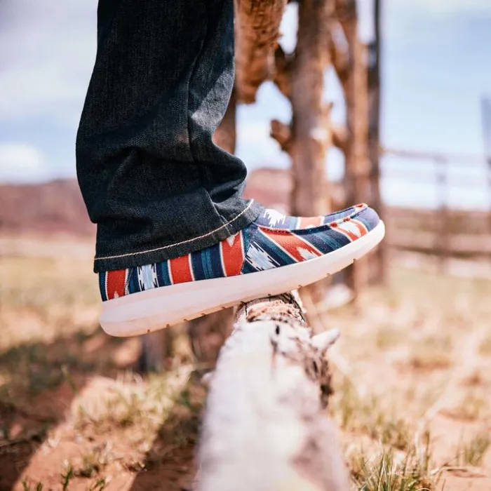Shoes and Sneakers Men Ariat Hilo Chimayo Cristo Navy