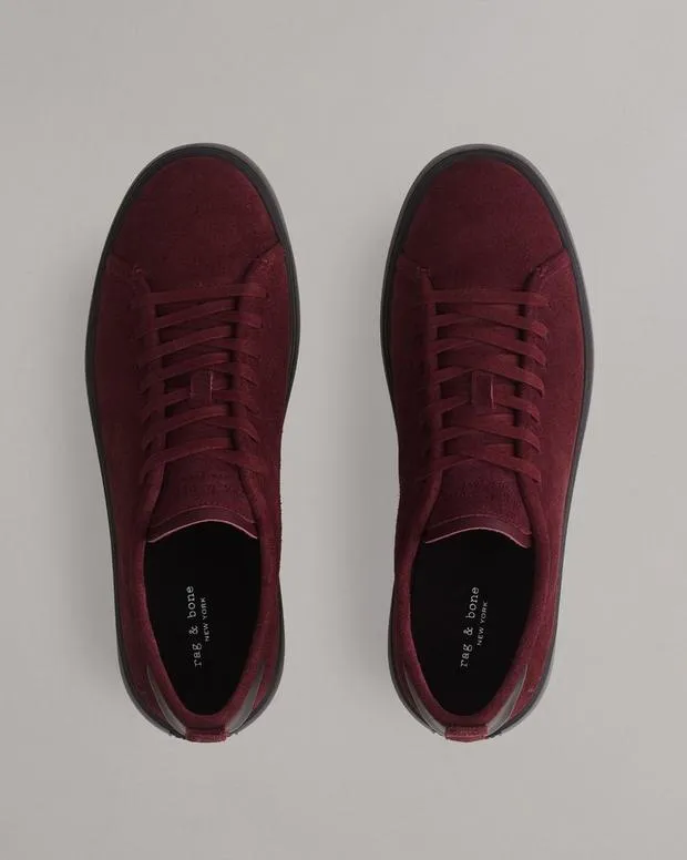 Shoes Men Perry Suede Sneaker Black SuedeWine Suede rag and bone
