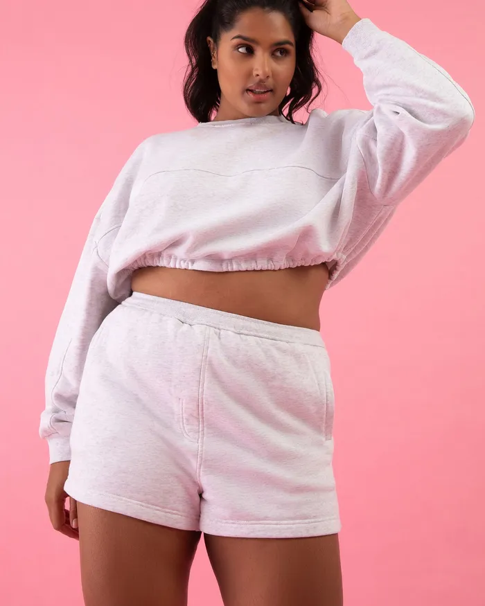 Shorts Adult Bloch Bloch Play 80s Sweat Short Snow Shorts Adult Bloch Bloch Play 80s Sweat Short Snow