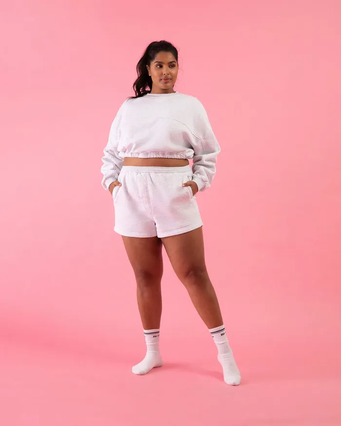 Shorts Adult Bloch Bloch Play 80s Sweat Short Snow Shorts Adult Bloch Bloch Play 80s Sweat Short Snow