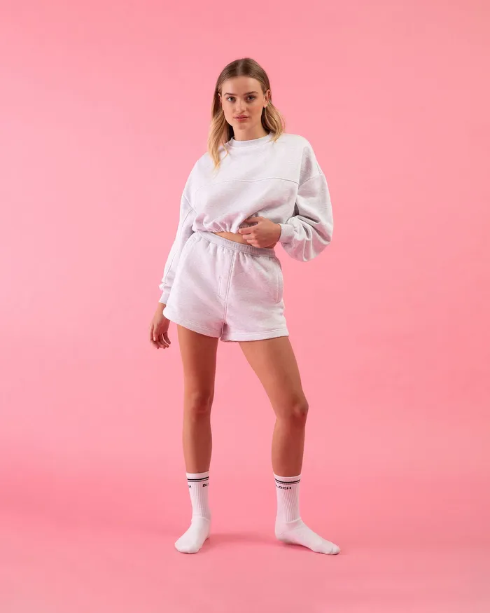 Shorts Adult Bloch Bloch Play 80s Sweat Short Snow Shorts Adult Bloch Bloch Play 80s Sweat Short Snow