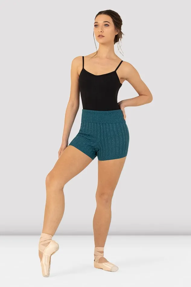 Shorts and Briefs Bloch Adult Ladies Eira Knit Short Deep Teal