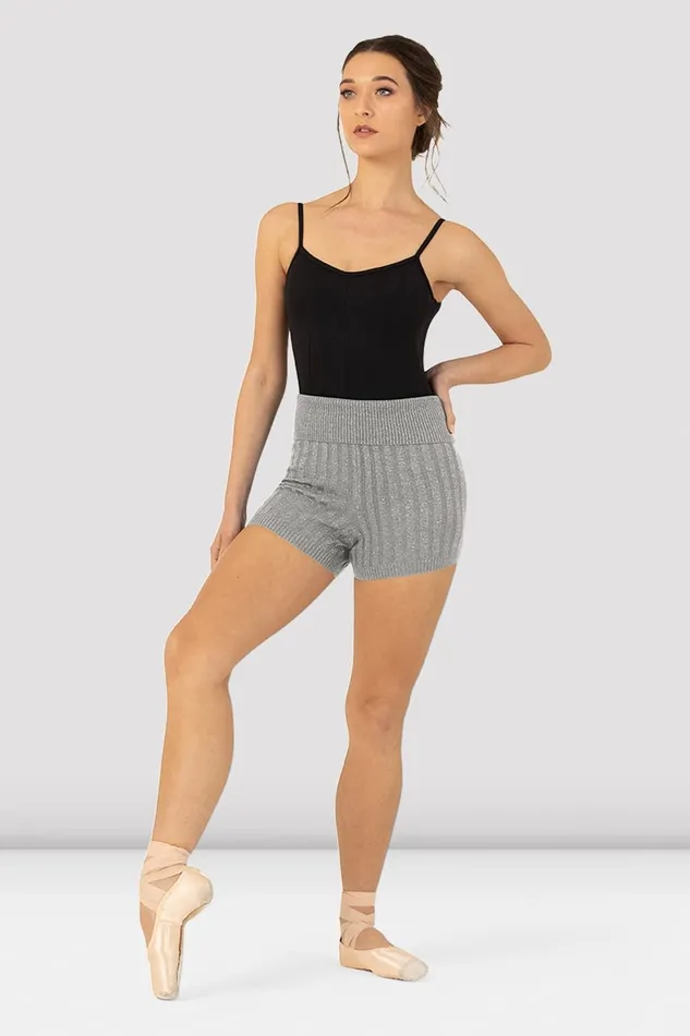 Shorts and Briefs Bloch Adult Ladies Eira Knit Short Grey Marle