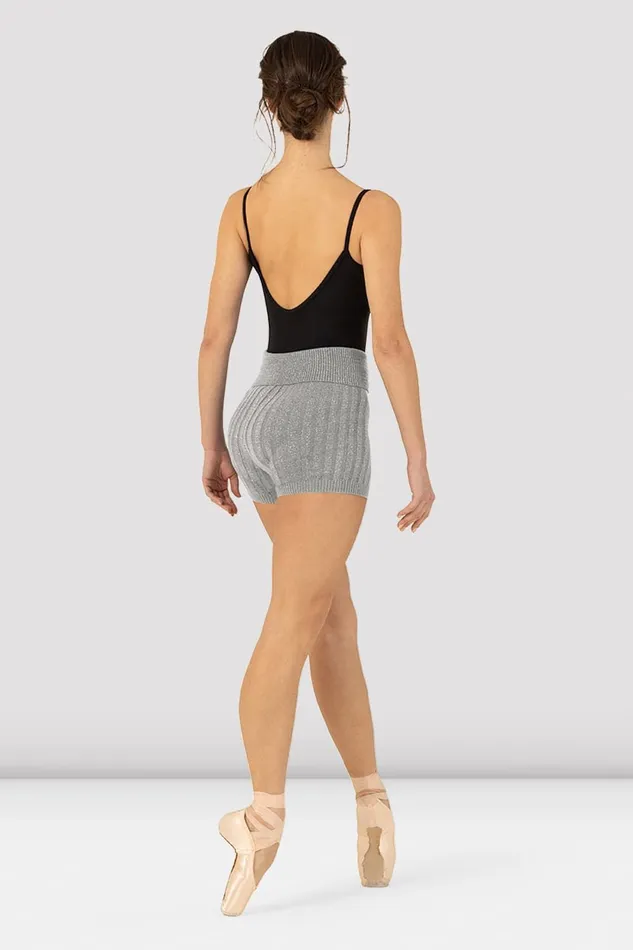 Shorts and Briefs Bloch Adult Ladies Eira Knit Short Grey Marle