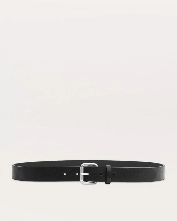 Shorts rag and bone Men Liam Italian Leather Belt BlackIndigoToffee