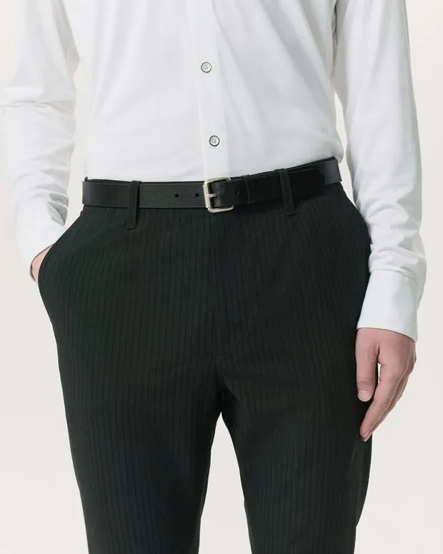 Shorts rag and bone Men Liam Italian Leather Belt BlackIndigoToffee