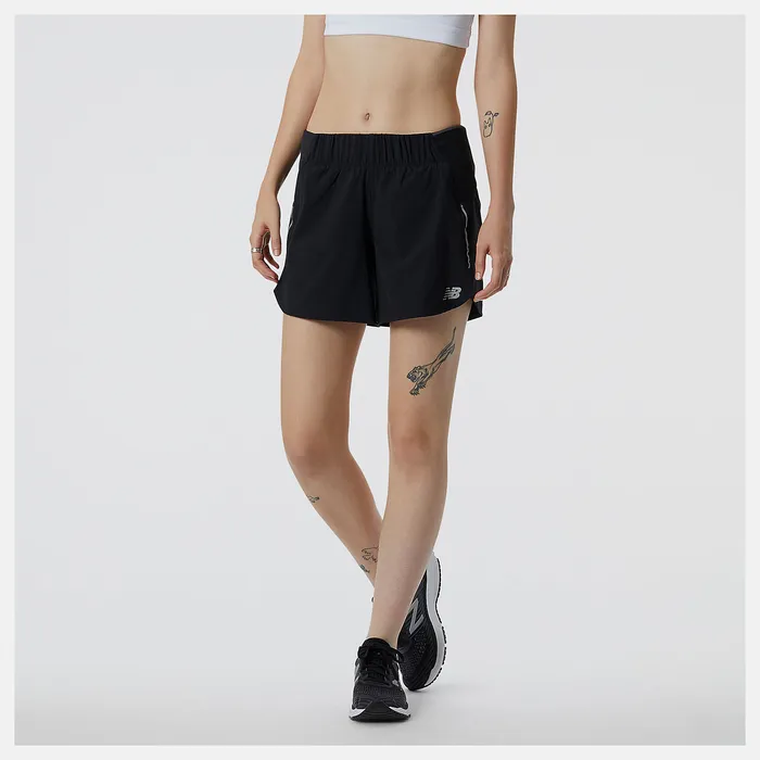 Shorts Women New Balance Impact Run 5in Short BLACK