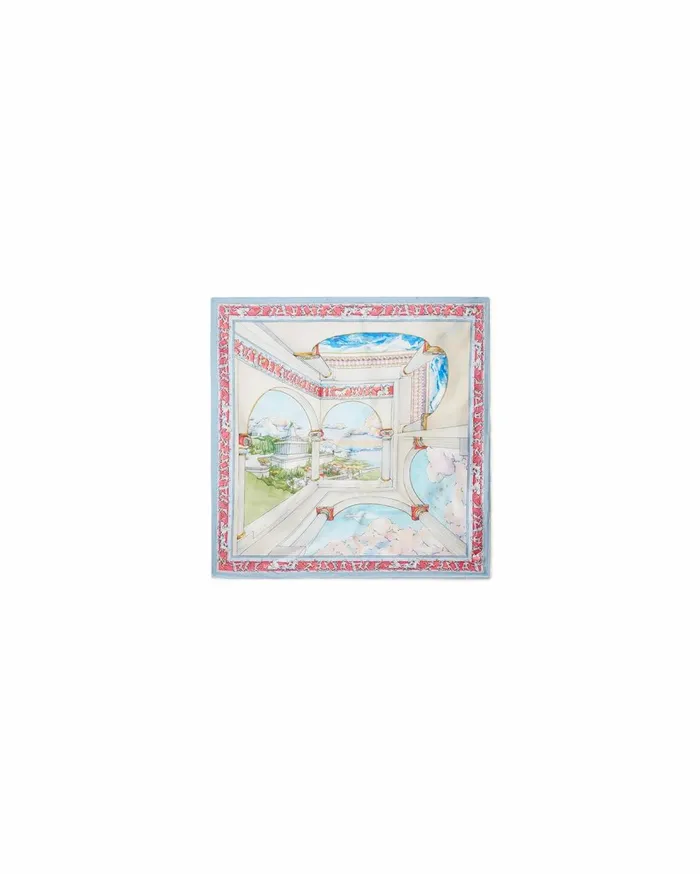 Silk Scarves MenWomen Casablanca Paris Le Passage Small Silk Scarf