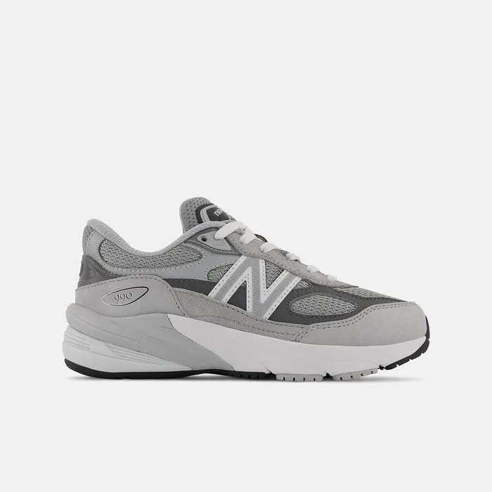 Size 105 8211 3 New Balance Kids FuelCell 990v6 Grey with Silver