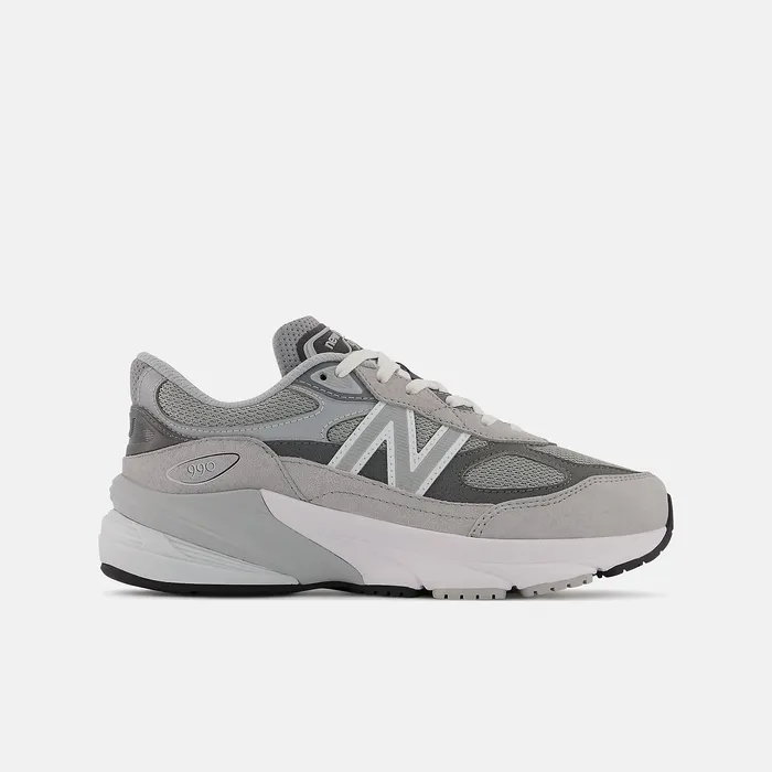 Size 35 8211 7 Kids FuelCell 990v6 Grey with Silver New Balance