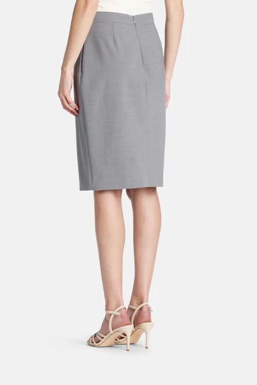 Skirts and shorts Tecnica Tecnica Grey Melange 8211 Luisa Spagnoli Women Skirts and shorts Tecnica Tecnica Grey Melange 8211 Luisa Spagnoli Women