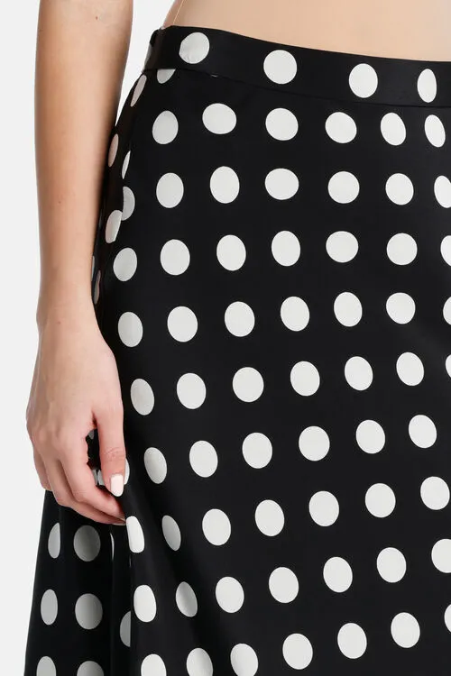 Skirts and shorts Tela Tela BlackCream Luisa Spagnoli Women Skirts and shorts Tela Tela BlackCream Luisa Spagnoli Women