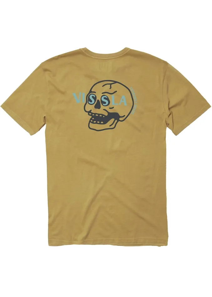 Skully Ss Pkt Tee OCHRE Men Premium Tees Vissla