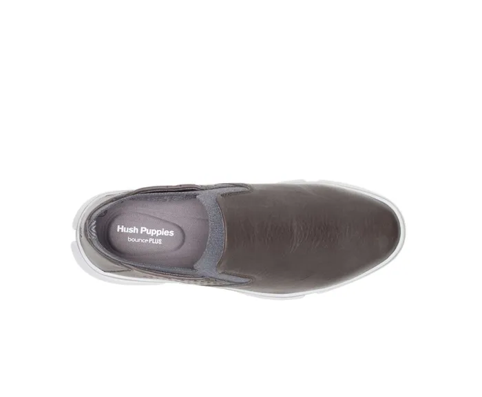SlipOns Hush Puppies Men Bennet Plain Toe SlipOn Dark Grey Leather SlipOns Hush Puppies Men Bennet Plain Toe SlipOn Dark Grey Leather