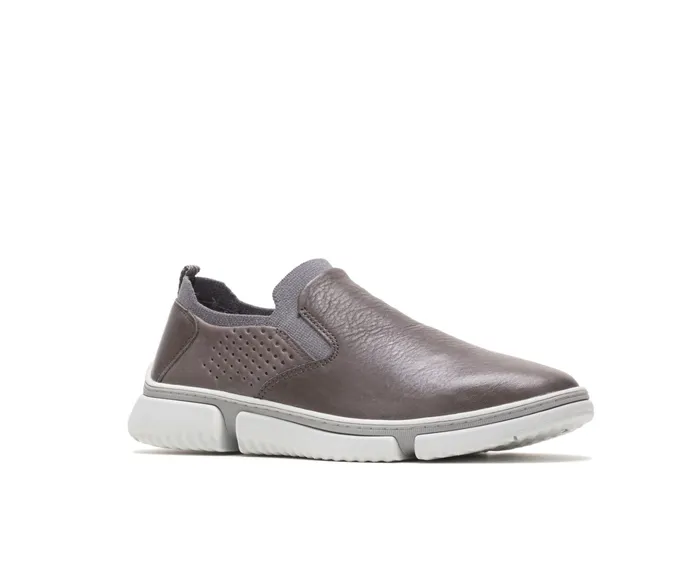 SlipOns Hush Puppies Men Bennet Plain Toe SlipOn Dark Grey Leather SlipOns Hush Puppies Men Bennet Plain Toe SlipOn Dark Grey Leather