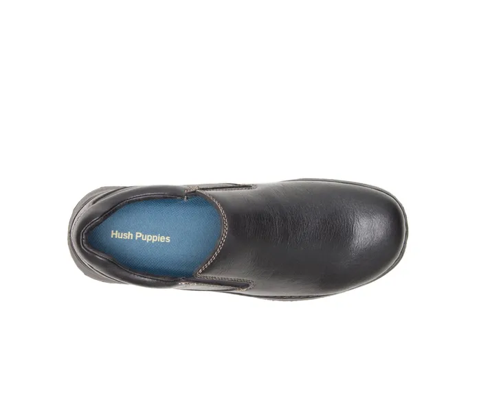 SlipOns Men Lunar Ii Black Leather Hush Puppies SlipOns Men Lunar Ii Black Leather Hush Puppies