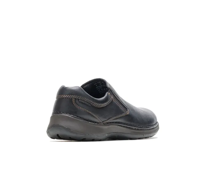 SlipOns Men Lunar Ii Black Leather Hush Puppies SlipOns Men Lunar Ii Black Leather Hush Puppies