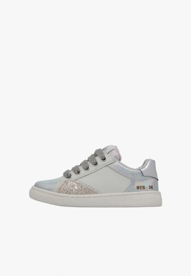 Sneakers Kids Naturino NATURINO QUAR ZIP Whitesilver