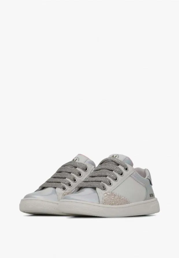 Sneakers Kids Naturino NATURINO QUAR ZIP Whitesilver Sneakers Kids Naturino NATURINO QUAR ZIP Whitesilver