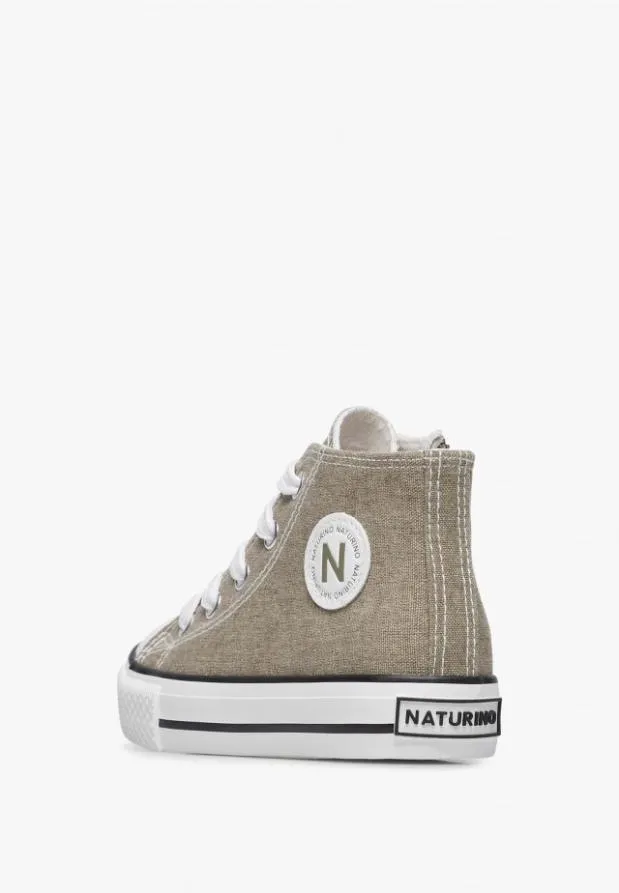 Sneakers Kids Naturino NATURINO YLFAS Army Green Sneakers Kids Naturino NATURINO YLFAS Army Green
