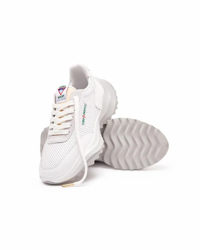 Sneakers Men Casablanca Paris Atlantis White Sneaker