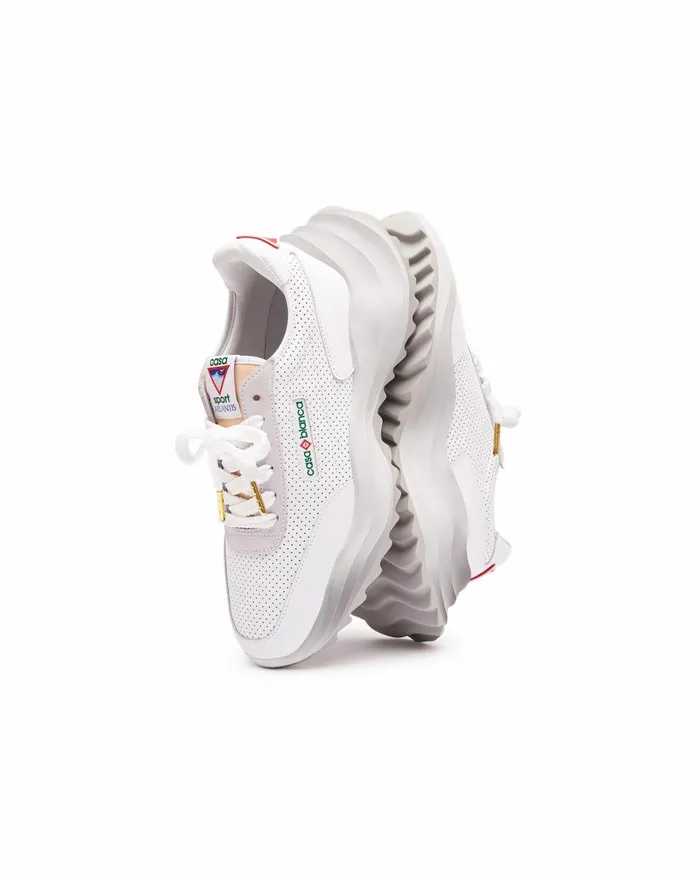 Sneakers Men Casablanca Paris Atlantis White Sneaker