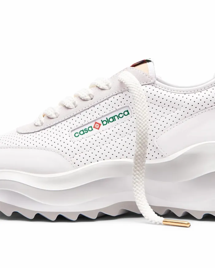 Sneakers Men Casablanca Paris Atlantis White Sneaker