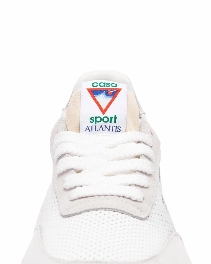 Sneakers Men Casablanca Paris Atlantis White Sneaker