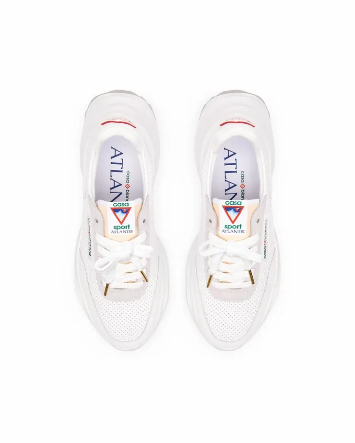 Sneakers Men Casablanca Paris Atlantis White Sneaker