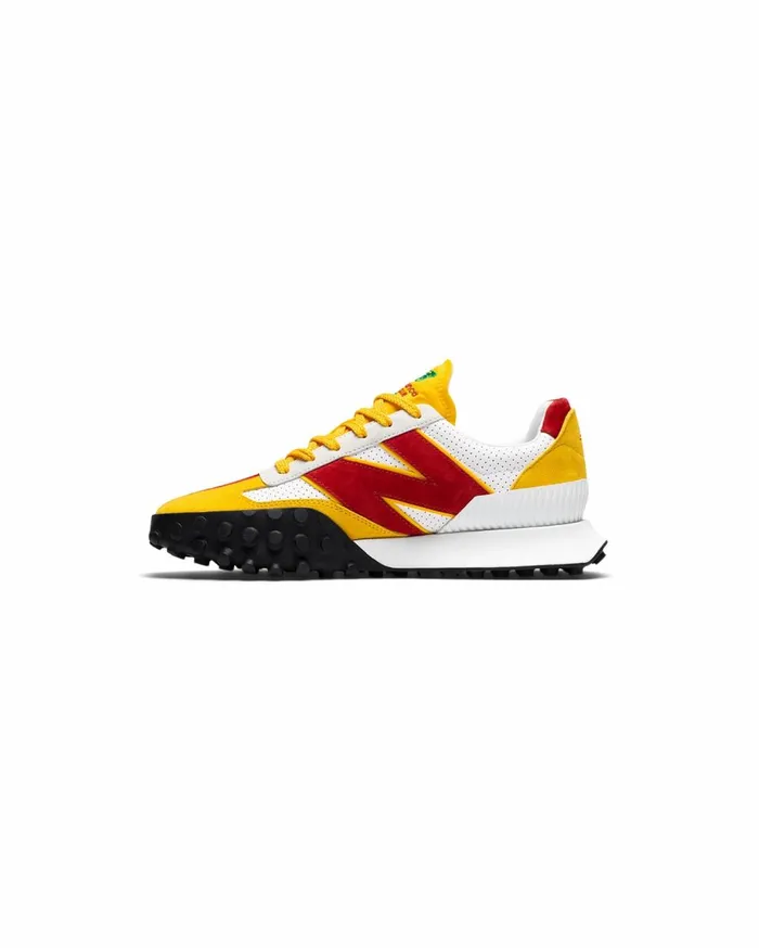 Sneakers MenWomen Casablanca Paris XC72 Red and Yellow Casablanca And New Balance