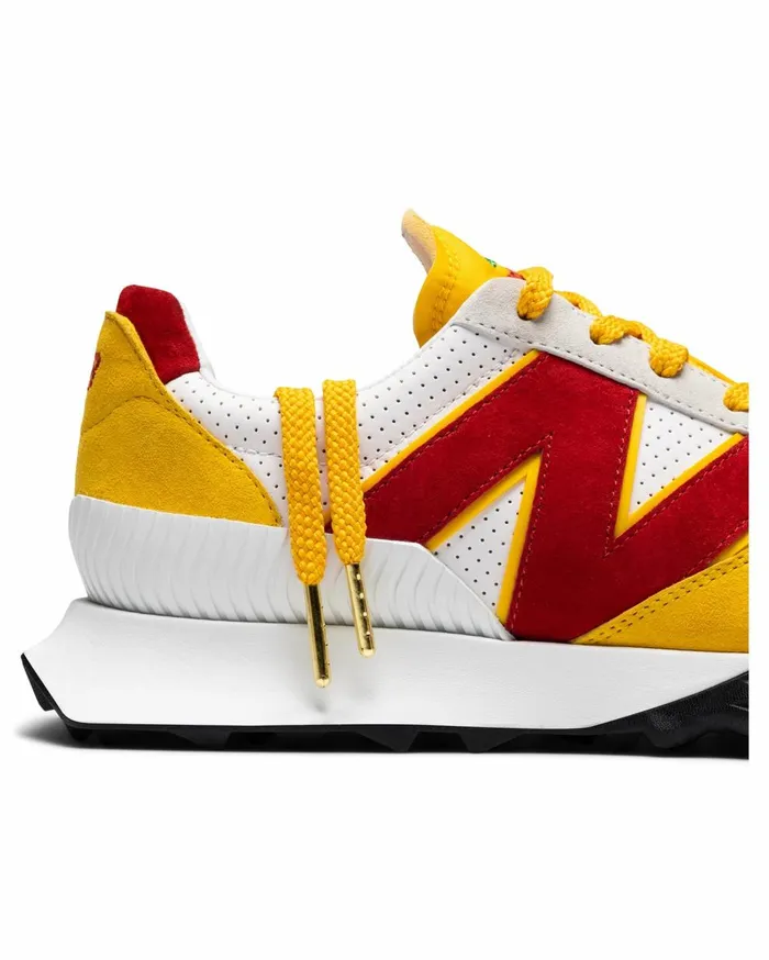 Sneakers MenWomen Casablanca Paris XC72 Red and Yellow Casablanca And New Balance