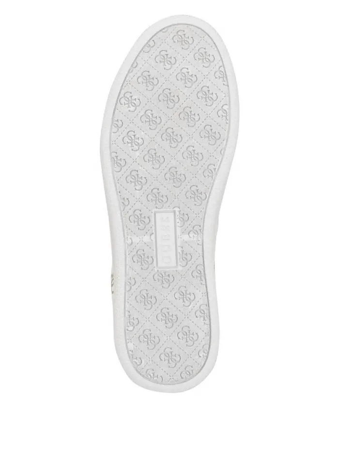 Sneakers Women GUESS Renzy Debossed Logo LowTop Sneakers Gold