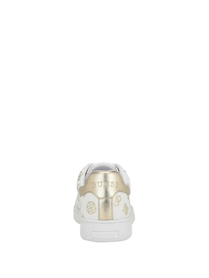 Sneakers Women GUESS Renzy Debossed Logo LowTop Sneakers Gold