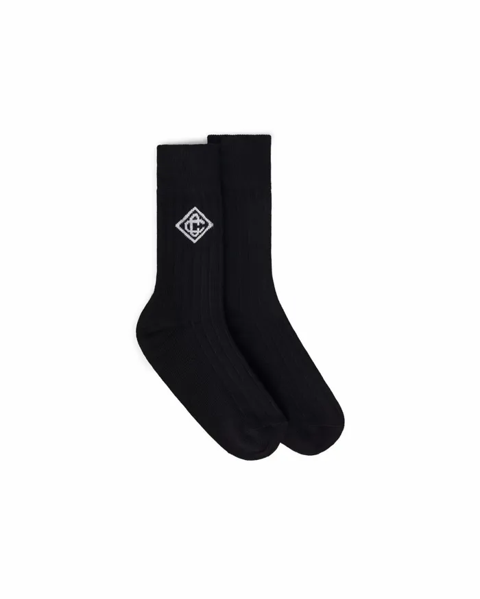 Socks MenWomen Casablanca Paris Monogram Logo Dress Sock